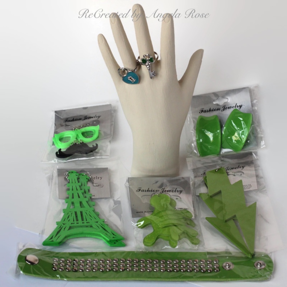 Funky Neon Jewelry Lot 3